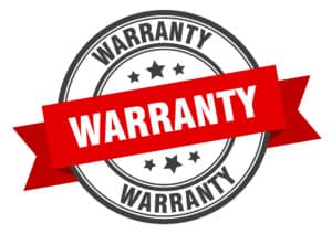 Warranty for our house painting services badge.